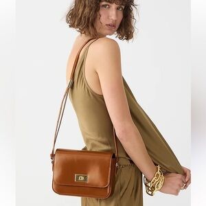 J. Crew Edie crossbody bag in Italian leather